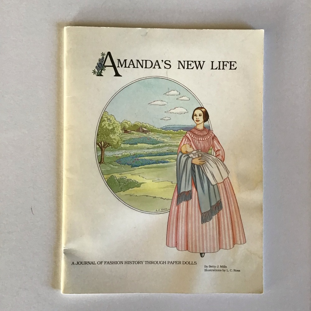 FINAL SALE NEW Amanda’s New Life Journal of Fashion Through Paper Dolls